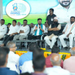 CM Revanth Reddy addresses the media after inspection of the benefits coming up for the people