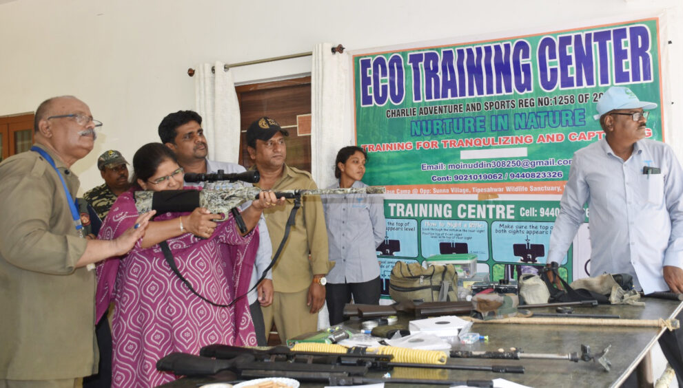 Wildlife rescue training sessions go beyond 8 days so far in the Nehru Zoological Park