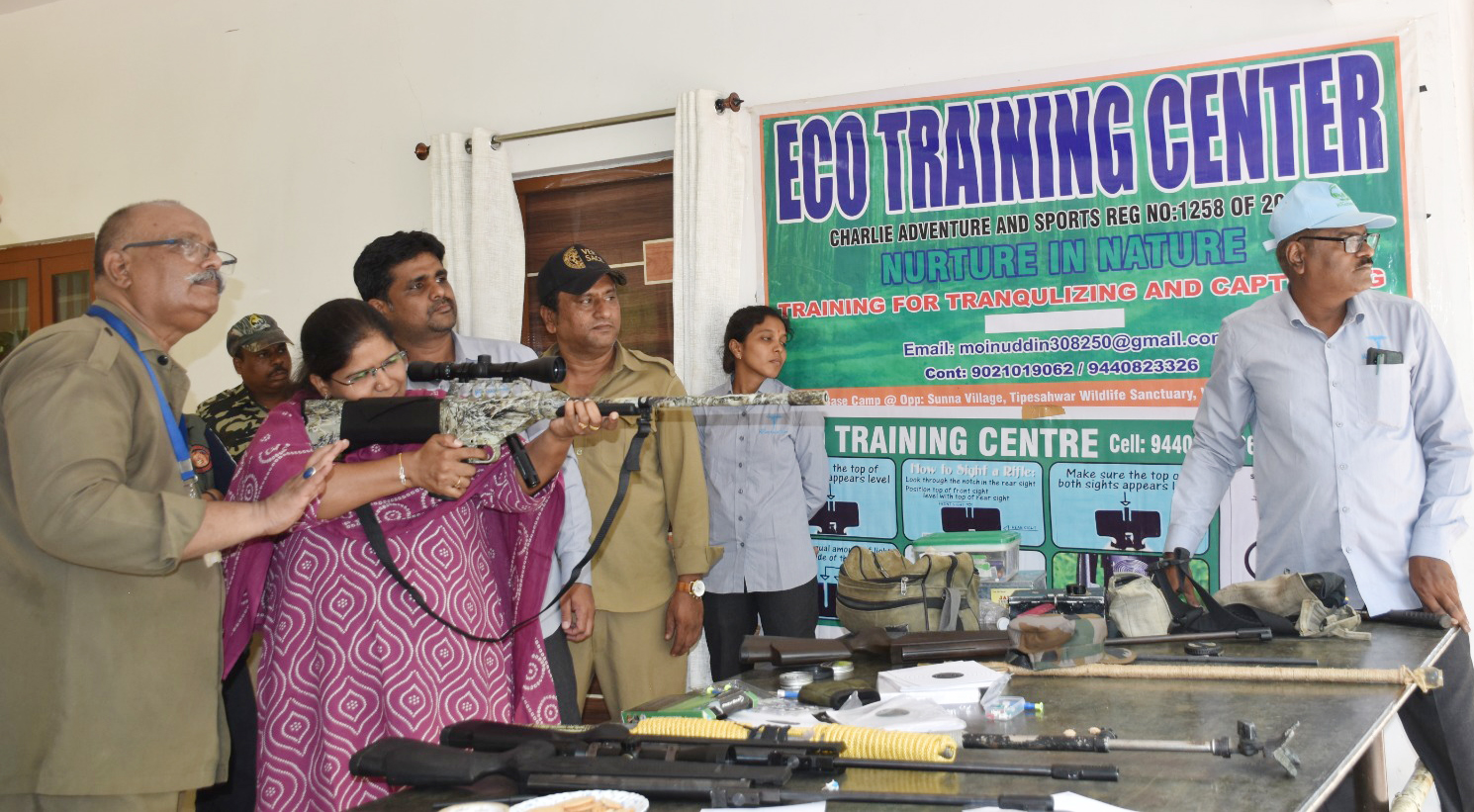 Wildlife rescue training sessions go beyond 8 days so far in the Nehru Zoological Park