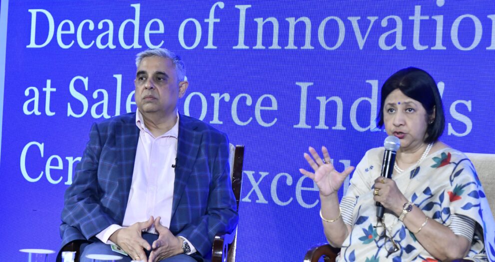 Salesforce Celebrates a Decade of Innovation in India, Commits to Skilling 1 Million Learners by 2030Hyderabad, 09 June, 2026: Salesforce, the #1 AI CRM,today announced a commitment to equip one million learners across India with AI-focused skills by 2030. The announcement comes as Salesforce India's Centre of Excellence (CoE) celebrates 10 years of innovation and growth. At its core, the commitment to skill one million learners goes beyond digital literacy  preparing India's workforce for jobs of the future. Leveraging Trailhead, the free digital learning ecosystem from Salesforce, this commitment is brought to life through a bold set of integrated strategic programs  uniting academic institutions, industry leaders, and government agencies delivering unique training experiences in a shared mission to build an AI-ready workforce for India's future.? Government-backed AI skilling programs in collaboration with bodies such as IndiaAI, Ministry of Electronics and Information Technology of India (MeitY) targets emerging talent to equip India's next generation with AI-ready skills.? Virtual Internship Program with AICTE empowers students with hands-on project experience, helping students across India's towns and cities build job-ready Salesforce and AI skills.? Salesforce academic Centers of Excellence with institutions such as Manipal Academy of Higher Education (MAHE) delivers a purposeful, multi-layered strategy to democratize access with hands-on experience to Salesforce and AI skills ? Salesforce partner network  including Accenture, Deloitte, Grant Thornton Bharat, Infosys, PwC and TCS  continues to bring these programs to life through structured training curricula, mentorship-led learning, on-the-job project exposure creating direct pathways to employment within the Salesforce ecosystem.Arundhati Bhattacharya, President and CEO, Salesforce - South Asia, said India has earned its place at the center of the global technology story  not by following trends, b
