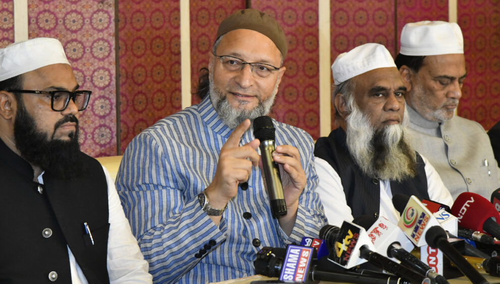 Asaduddin Owaisi addresses media on SIR