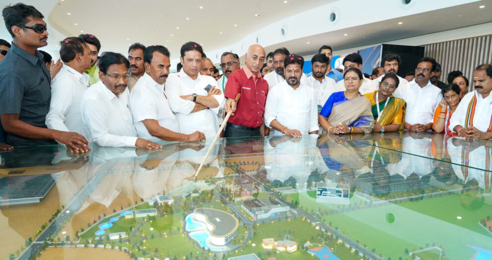 Telangana Chief Minister A. Revanth Reddy on Tuesday said the State Government is committed to making Telangana a **$1 trillion economy by 2034 and increasing the State's contribution to the national GDP from **5 per cent to 10 per cent under the Telangana Rising 2047 economic growth vision.