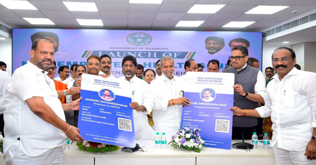 Deputy Chief Minister Mallu Bhatti Vikramarka on Friday said the Telangana Government has launched the New Employees Health Scheme (EHS) to provide comprehensive, cashless healthcare to government employees, pensioners and their dependent family members.