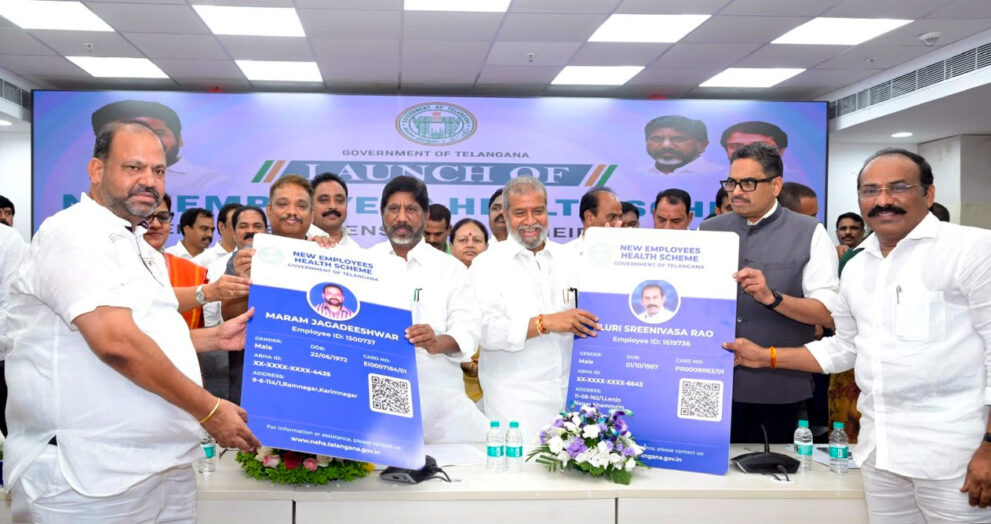 Deputy Chief Minister Mallu Bhatti Vikramarka on Friday said the Telangana Government has launched the New Employees Health Scheme (EHS) to provide comprehensive, cashless healthcare to government employees, pensioners and their dependent family members.
