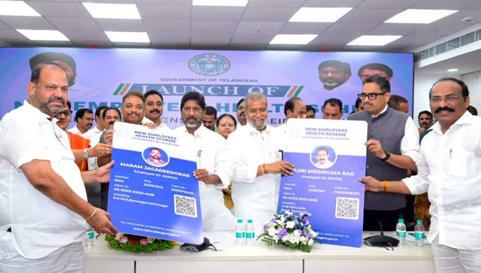 Deputy Chief Minister Mallu Bhatti Vikramarka on Friday said the Telangana Government has launched the New Employees Health Scheme (EHS) to provide comprehensive, cashless healthcare to government employees, pensioners and their dependent family members.
