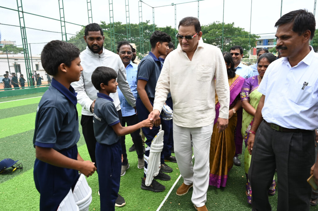 Telangana Minister for Public Enterprises and Minority Welfare Mohammed Azharuddin on Saturday said the State government is committed to transforming government schools into the best educational institutions in the country. Visiting the Telangana Public School at Arutla in Manchal mandal of Ranga Reddy district, the Minister inspected the school's academic, sports and infrastructure facilities and interacted with students. He also played cricket with them on the school playground. Addressing the students, Azharuddin said the government, under the leadership of Chief Minister A. Revanth Reddy, is strengthening public education by providing digital classrooms, modern laboratories, libraries and world-class sports infrastructure. He urged students to make the best use of these opportunities, work hard with discipline and dedication, respect teachers and parents, and strive to achieve success in their chosen fields. He expressed confidence that the school would produce future doctors, engineers, scientists, sportspersons and civil servants who would serve the State and the nation.