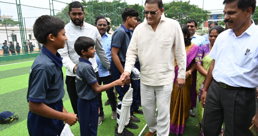 Telangana Minister for Public Enterprises and Minority Welfare Mohammed Azharuddin on Saturday said the State government is committed to transforming government schools into the best educational institutions in the country. Visiting the Telangana Public School at Arutla in Manchal mandal of Ranga Reddy district, the Minister inspected the school's academic, sports and infrastructure facilities and interacted with students. He also played cricket with them on the school playground. Addressing the students, Azharuddin said the government, under the leadership of Chief Minister A. Revanth Reddy, is strengthening public education by providing digital classrooms, modern laboratories, libraries and world-class sports infrastructure. He urged students to make the best use of these opportunities, work hard with discipline and dedication, respect teachers and parents, and strive to achieve success in their chosen fields. He expressed confidence that the school would produce future doctors, engineers, scientists, sportspersons and civil servants who would serve the State and the nation.