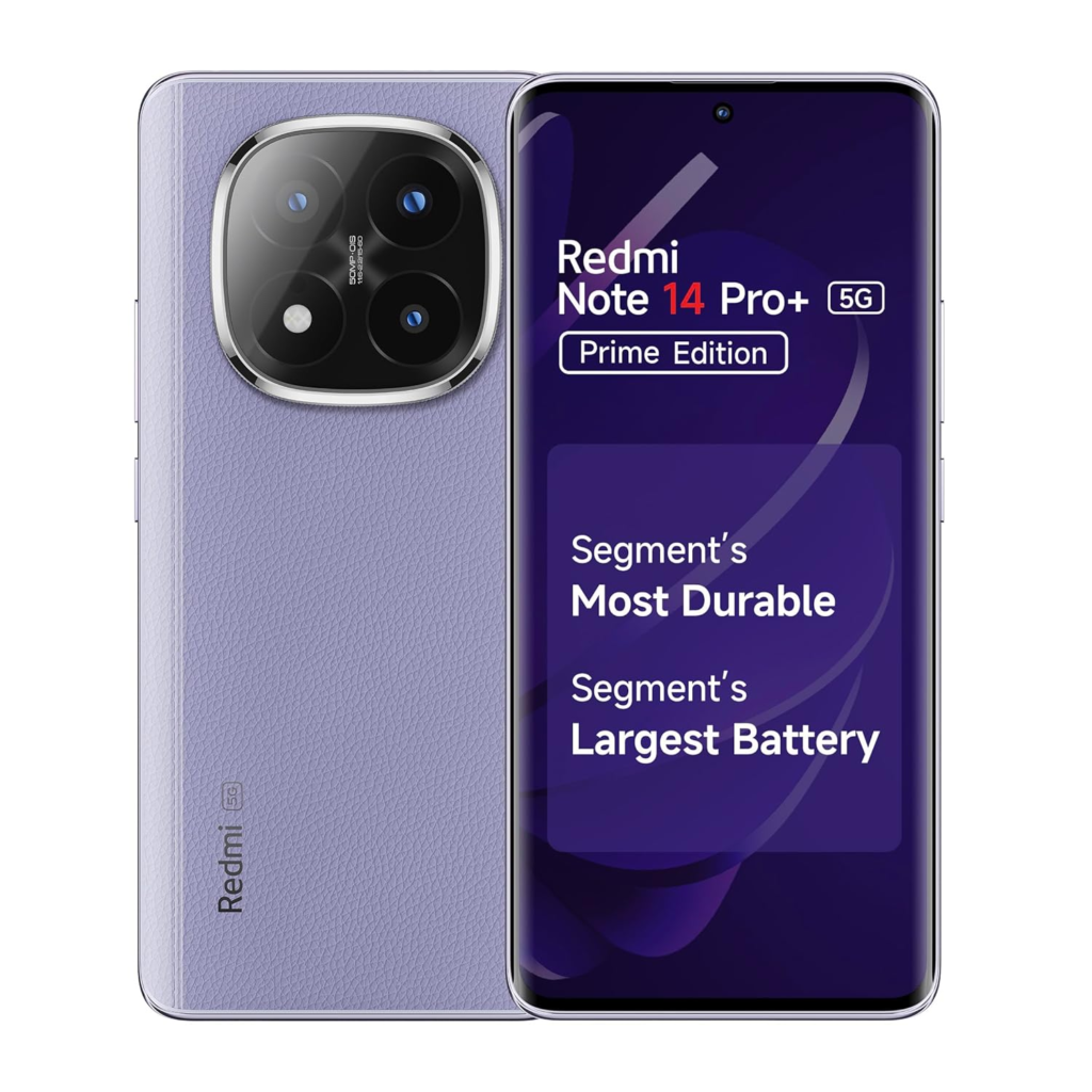 Redmi Note 14 Pro+ 5G Prime Edition (Spectre Blue, 8GB RAM, 128GB Storage) | Snapdragon 7s Gen 3 Processor | AMOLED Display | Dual Nano-SIM | 6200mAh Battery | Corning Gorilla Glass Victus 2